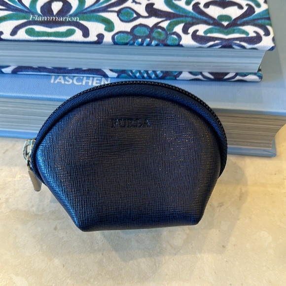 2 matching Furla cosmetic bags purchased in Italy Never used 6” x 4” 3.5” x 2.5” - Picture 3 of 5